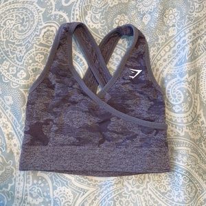 Gymshark camo sports bra